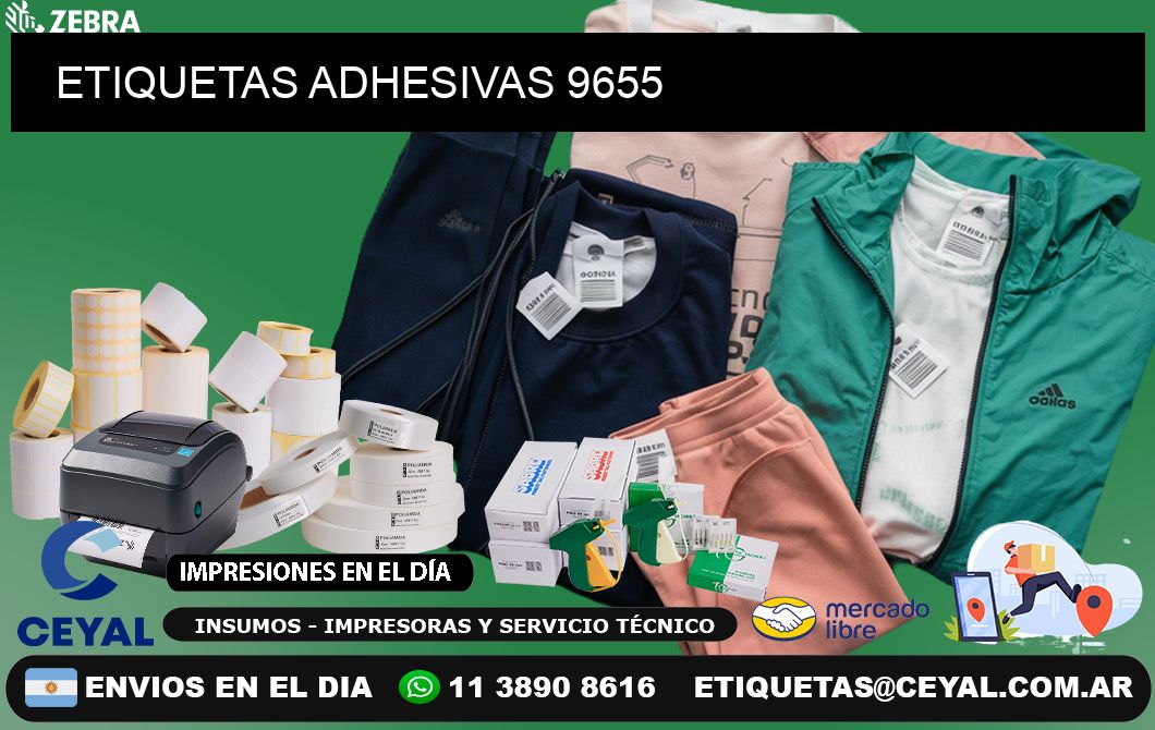 ETIQUETAS ADHESIVAS 9655