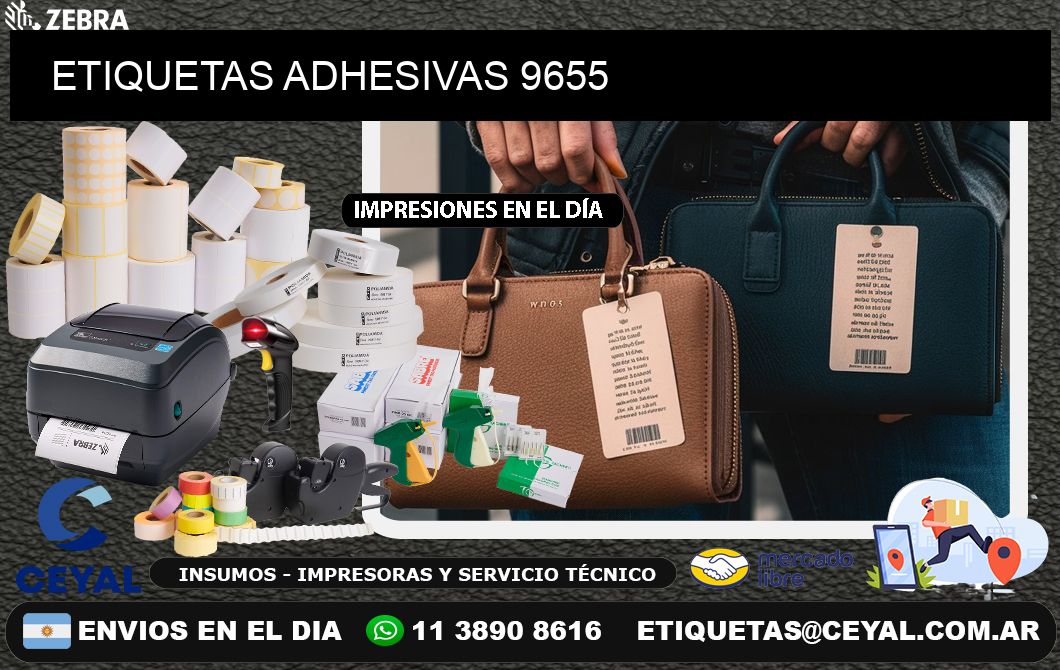 ETIQUETAS ADHESIVAS 9655