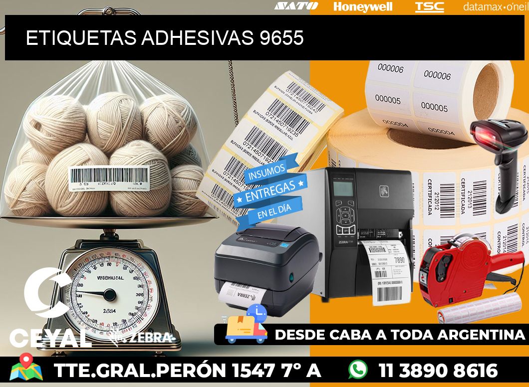 ETIQUETAS ADHESIVAS 9655