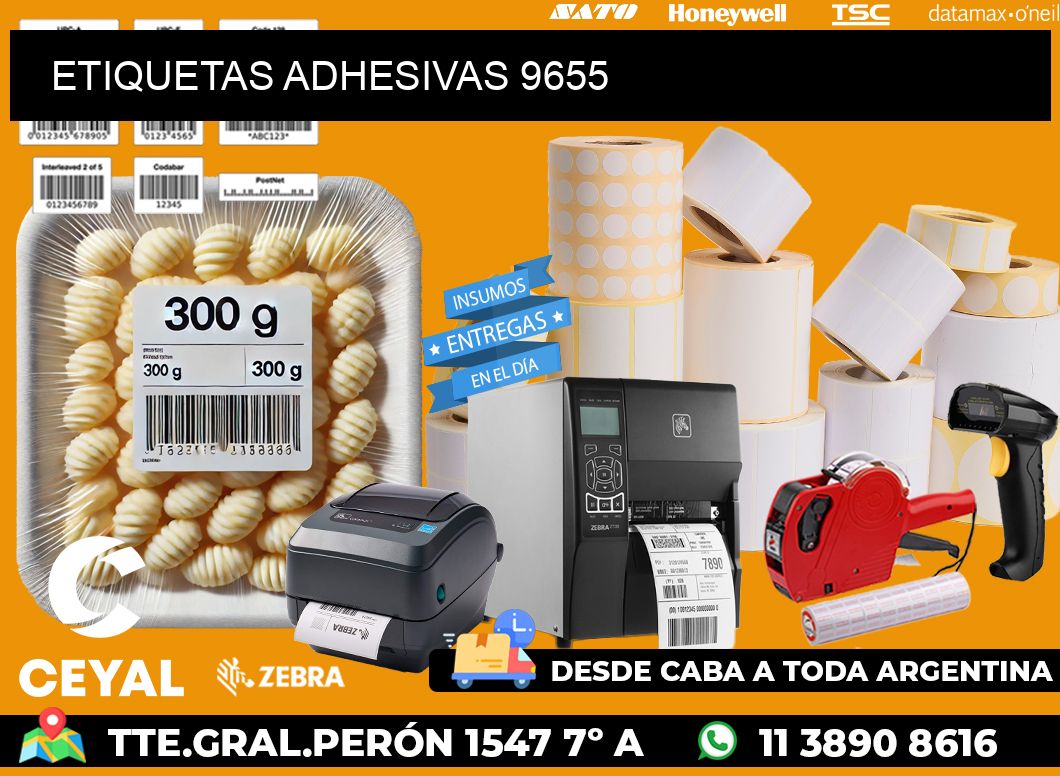 ETIQUETAS ADHESIVAS 9655