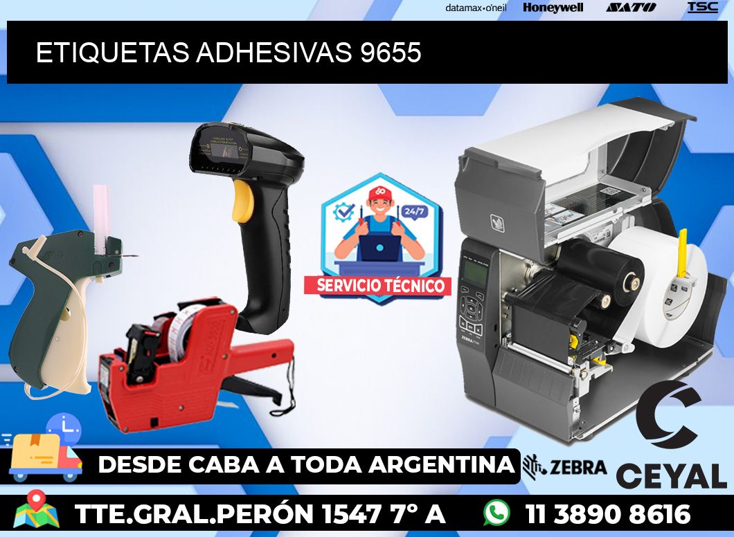 ETIQUETAS ADHESIVAS 9655