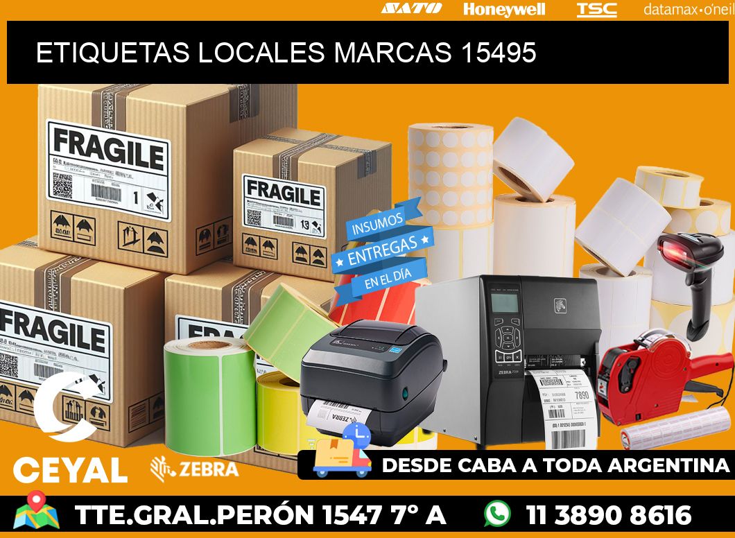 ETIQUETAS LOCALES MARCAS 15495