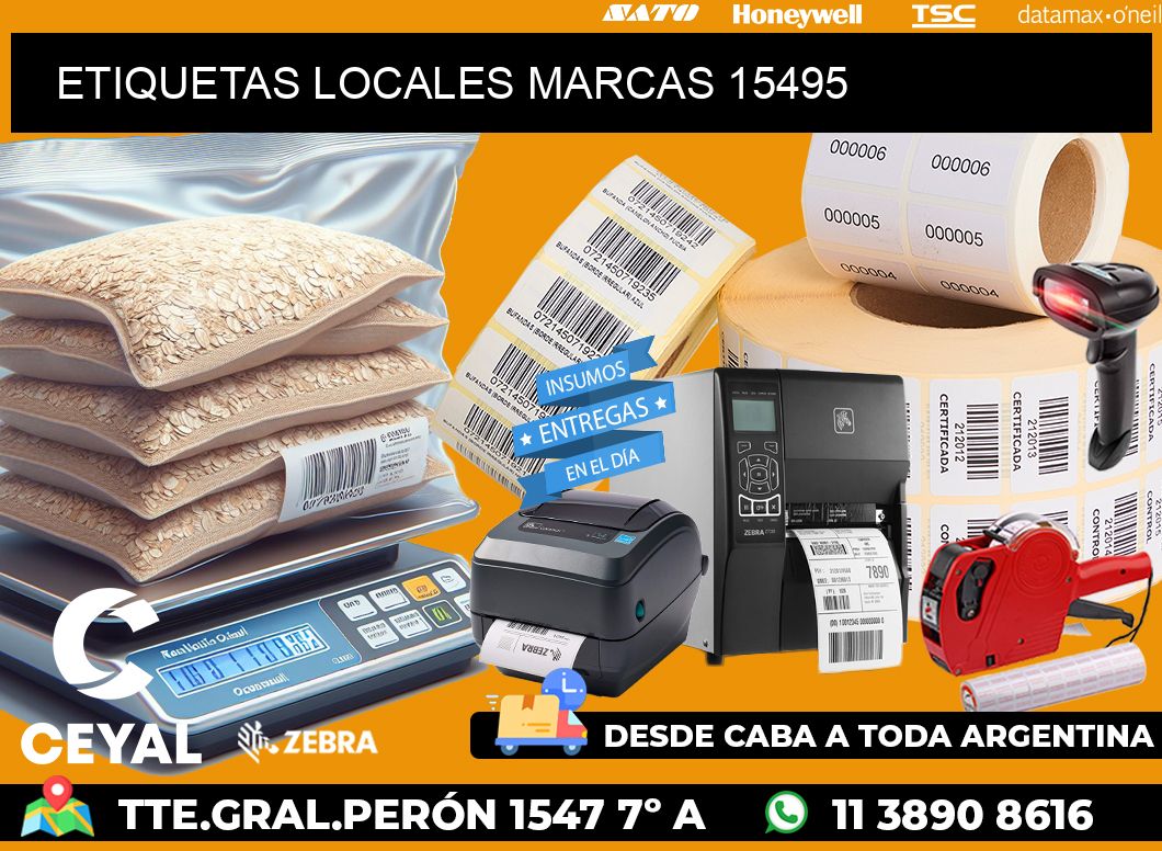 ETIQUETAS LOCALES MARCAS 15495