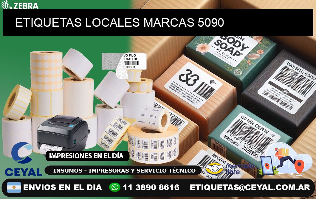 ETIQUETAS LOCALES MARCAS 5090
