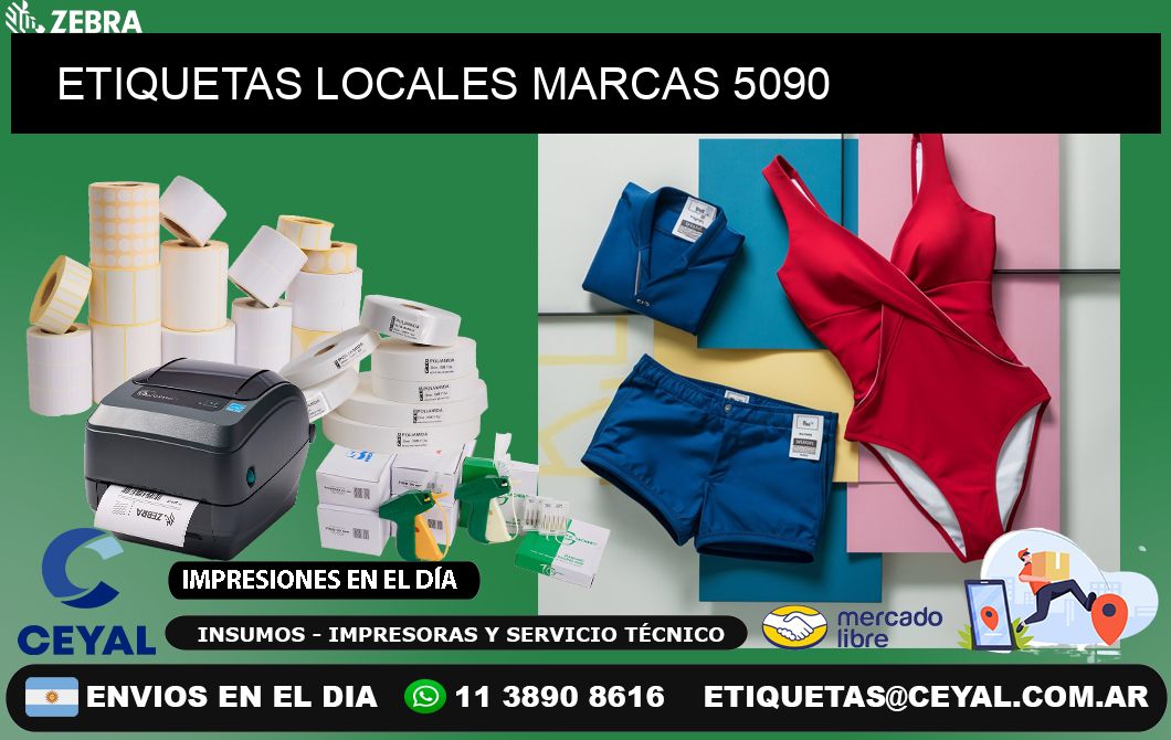 ETIQUETAS LOCALES MARCAS 5090