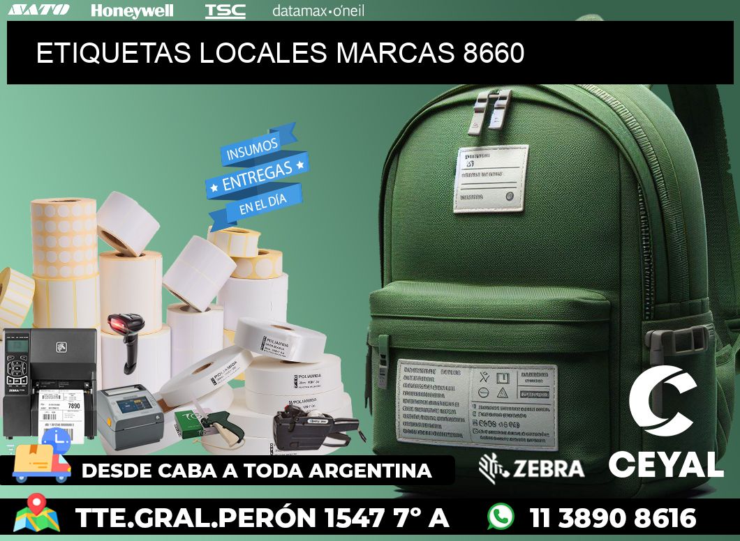 ETIQUETAS LOCALES MARCAS 8660