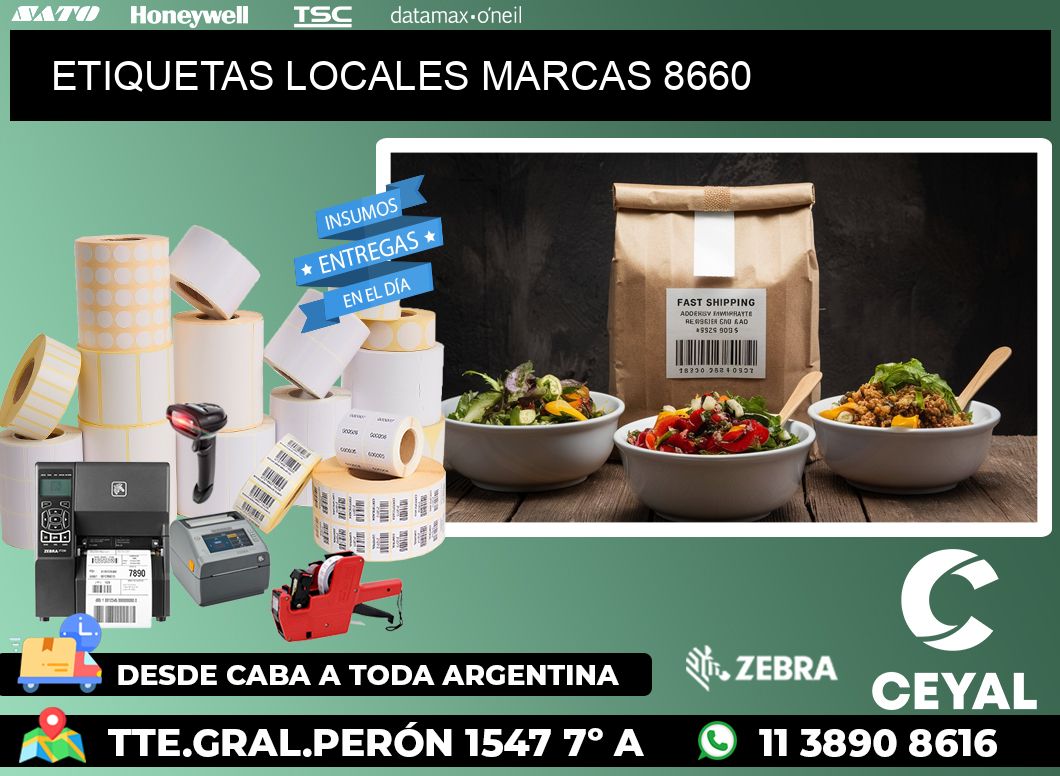 ETIQUETAS LOCALES MARCAS 8660