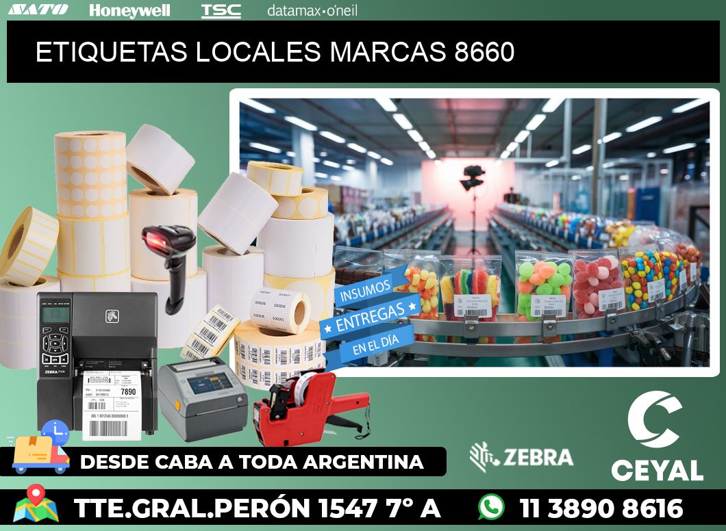 ETIQUETAS LOCALES MARCAS 8660