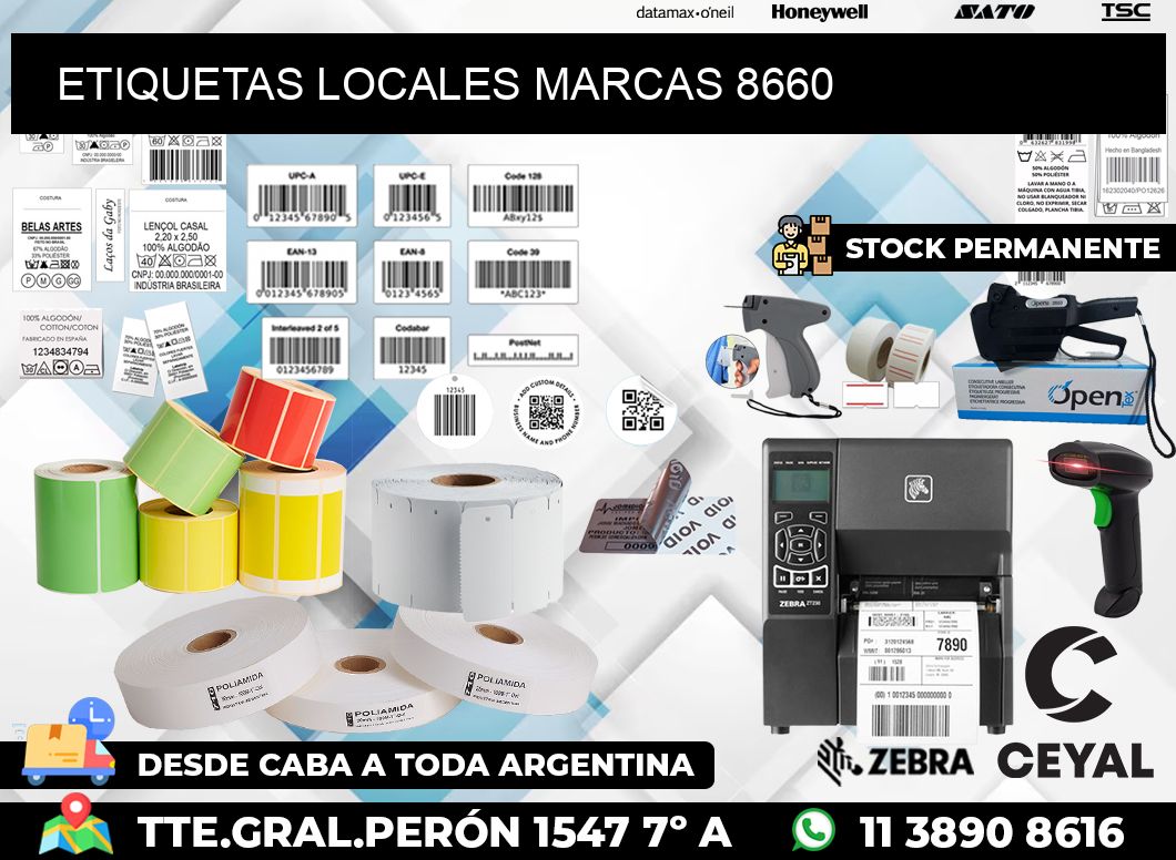 ETIQUETAS LOCALES MARCAS 8660