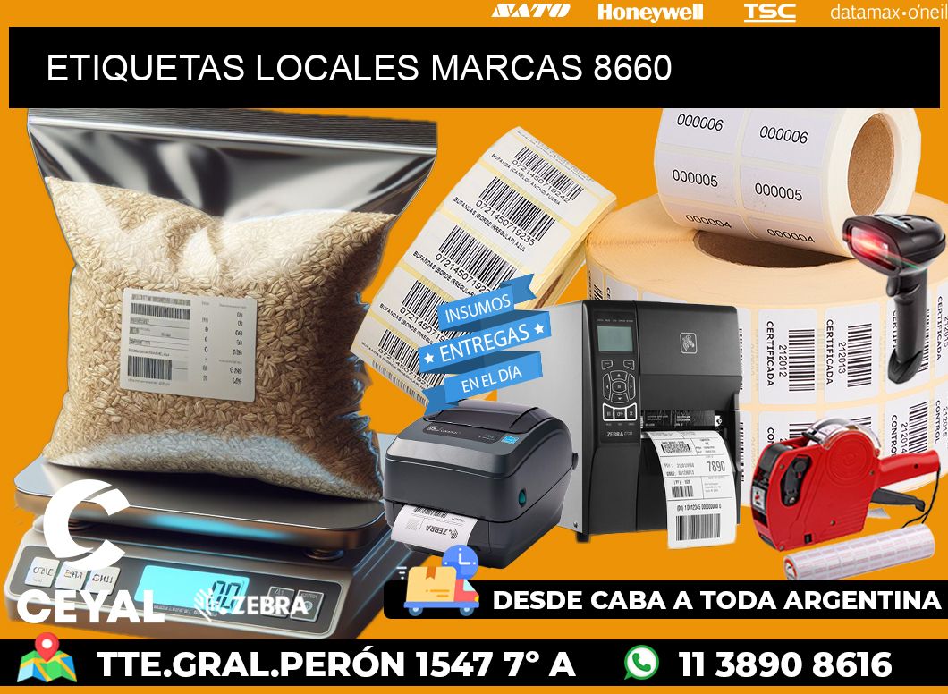ETIQUETAS LOCALES MARCAS 8660