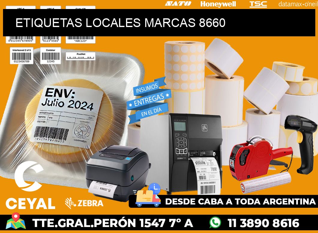 ETIQUETAS LOCALES MARCAS 8660