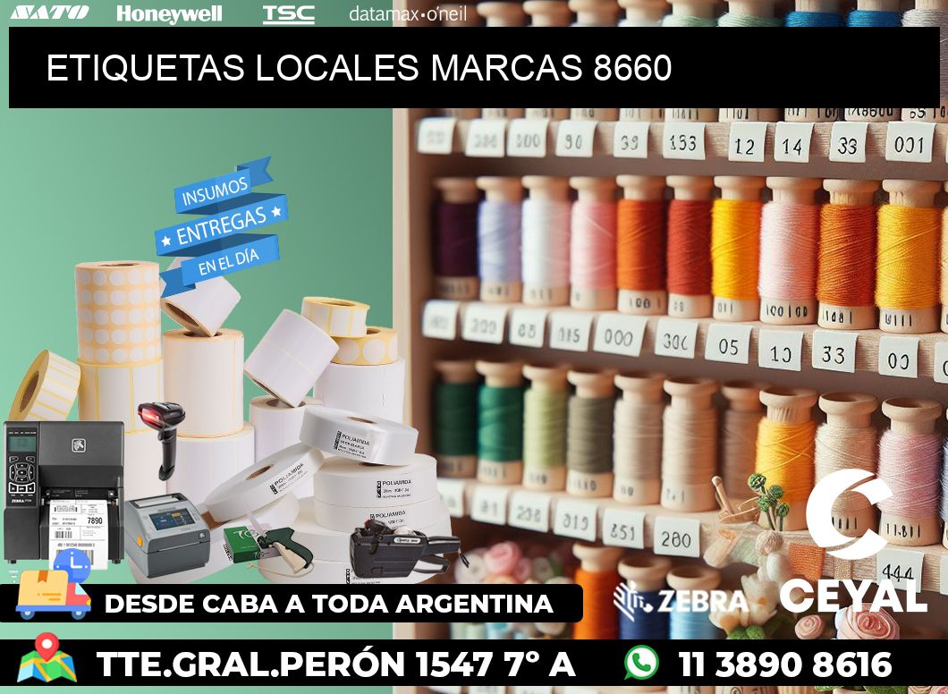 ETIQUETAS LOCALES MARCAS 8660