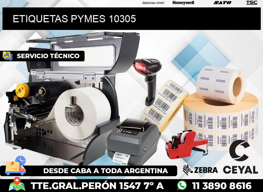 ETIQUETAS PYMES 10305