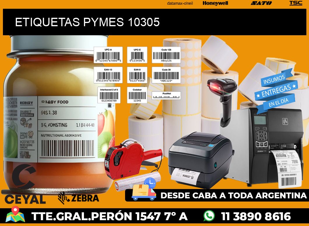 ETIQUETAS PYMES 10305