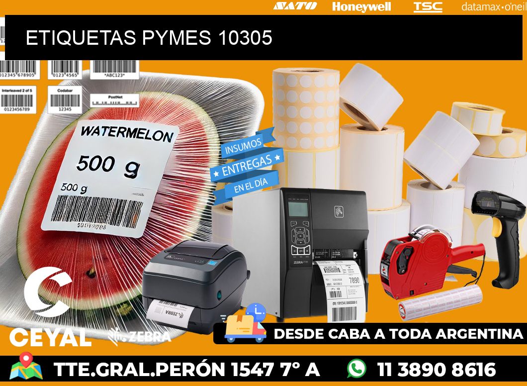 ETIQUETAS PYMES 10305