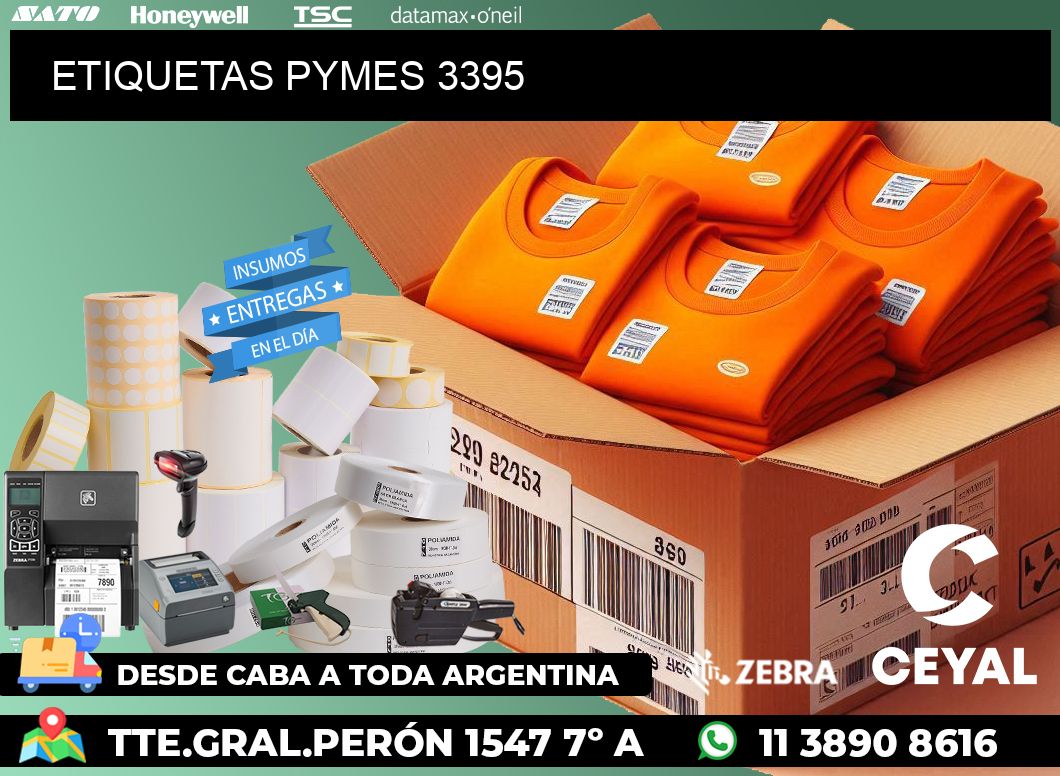 ETIQUETAS PYMES 3395