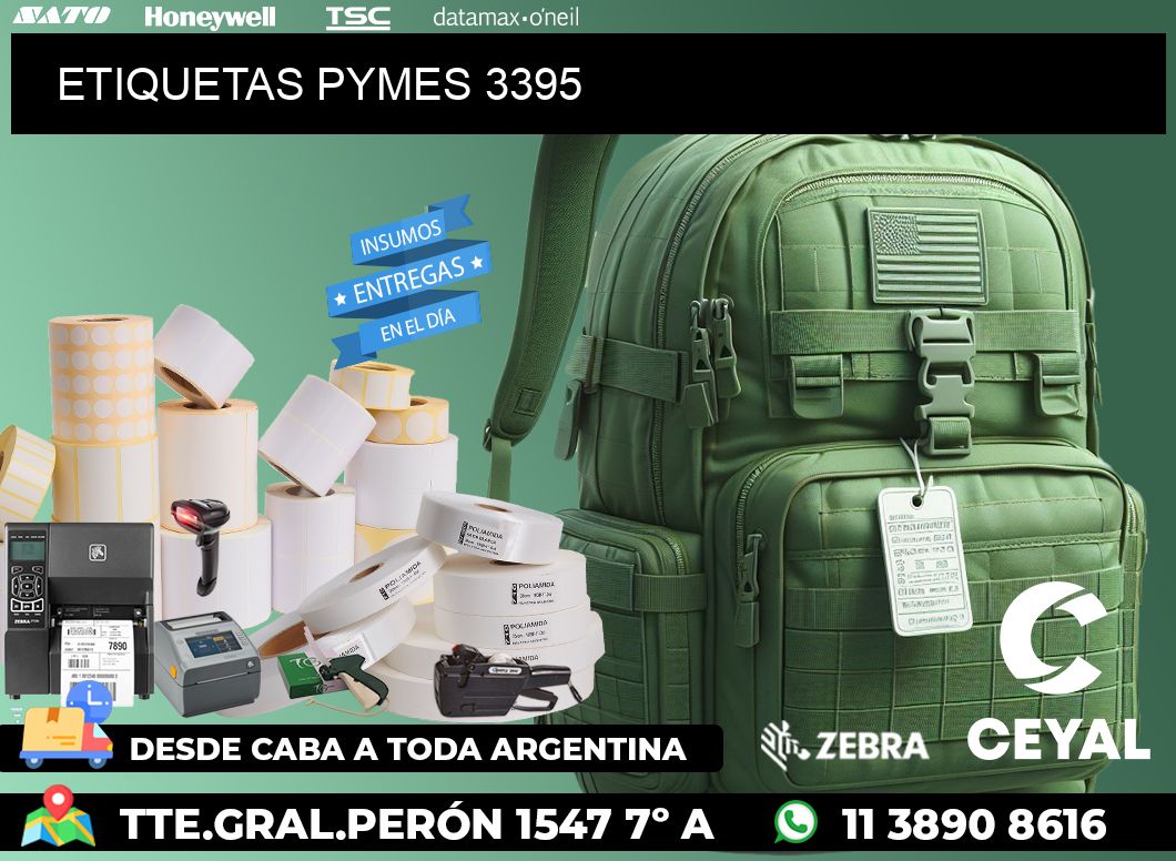 ETIQUETAS PYMES 3395