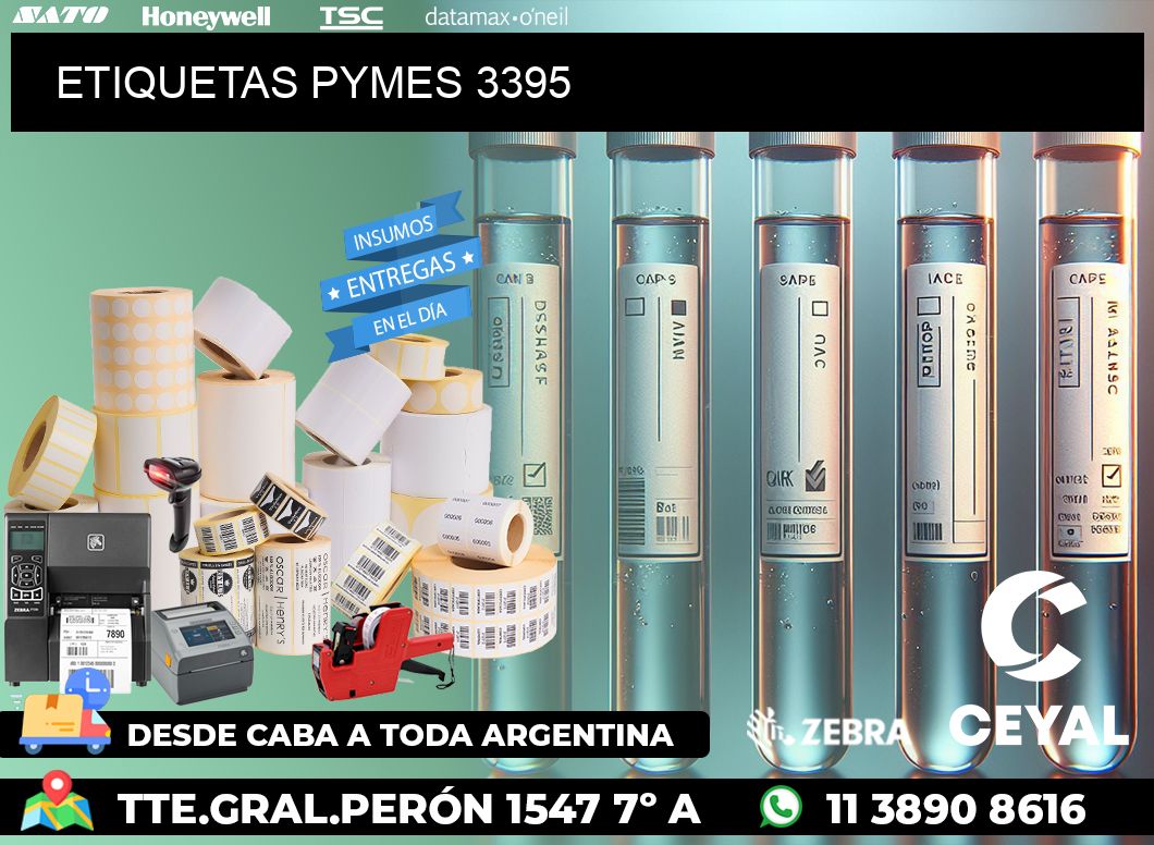ETIQUETAS PYMES 3395