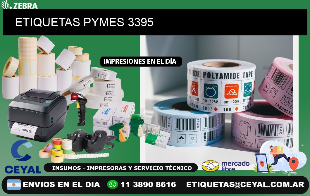 ETIQUETAS PYMES 3395