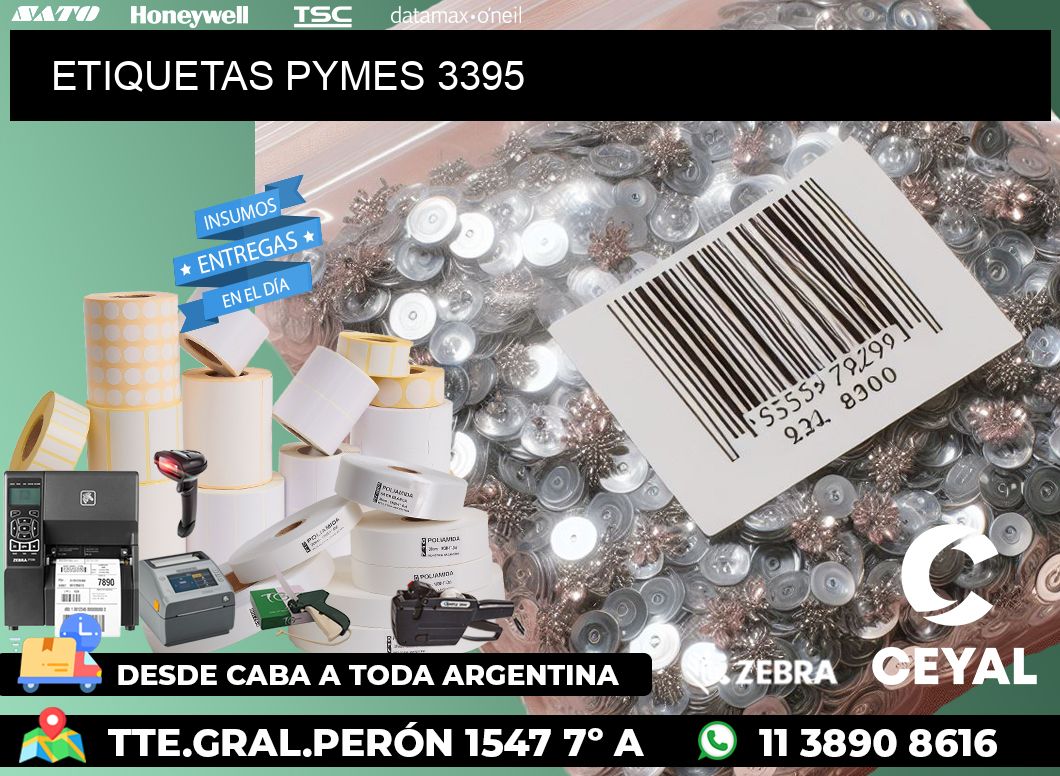 ETIQUETAS PYMES 3395