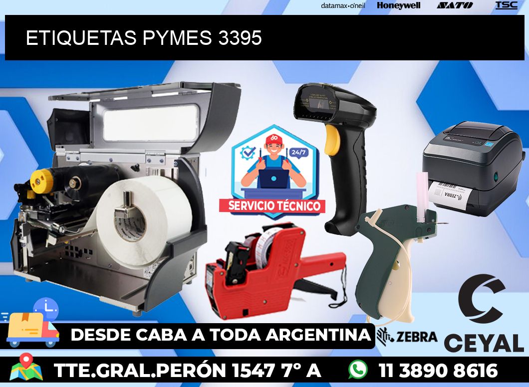 ETIQUETAS PYMES 3395
