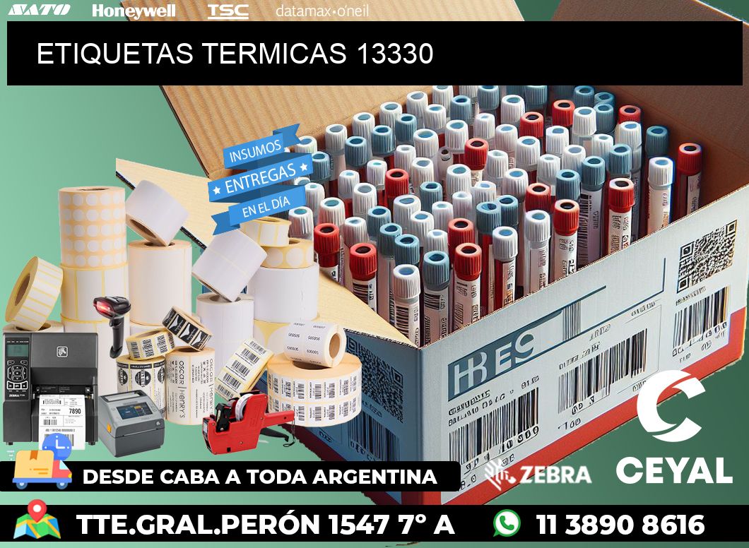 ETIQUETAS TERMICAS 13330