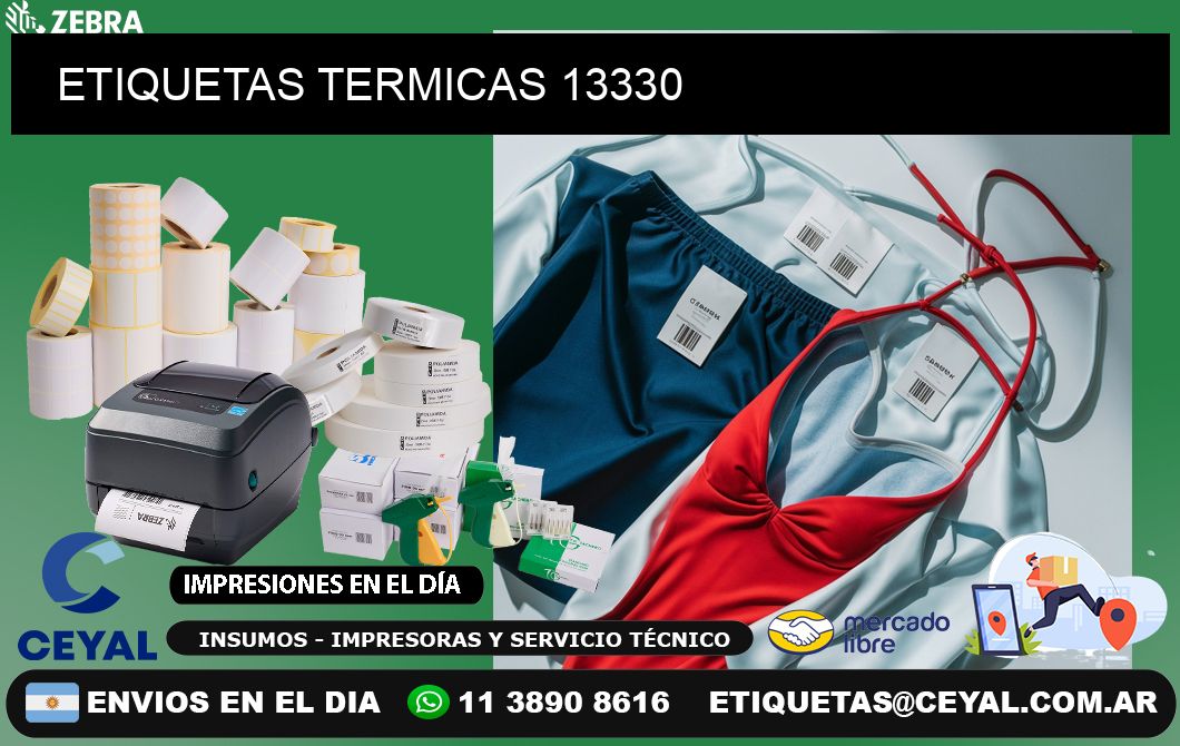 ETIQUETAS TERMICAS 13330