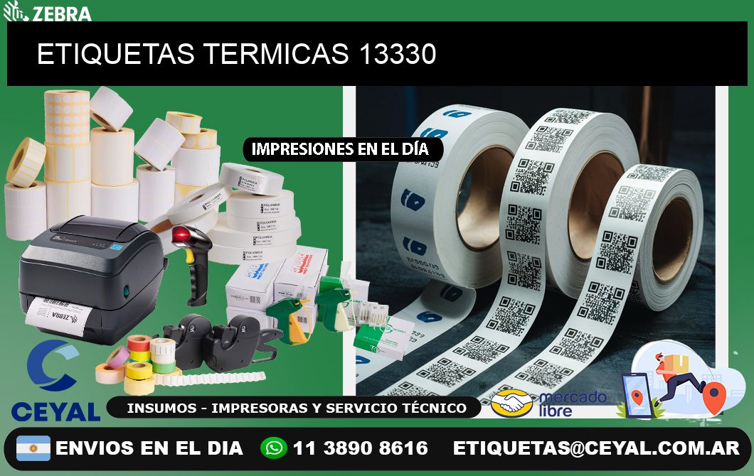 ETIQUETAS TERMICAS 13330