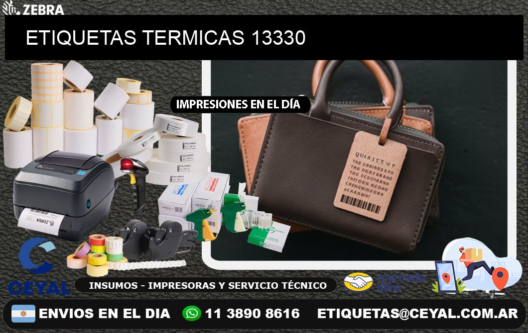 ETIQUETAS TERMICAS 13330