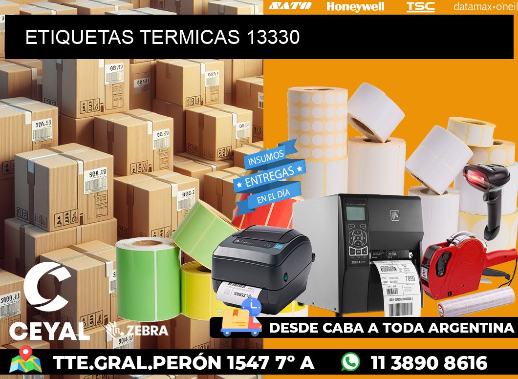 ETIQUETAS TERMICAS 13330