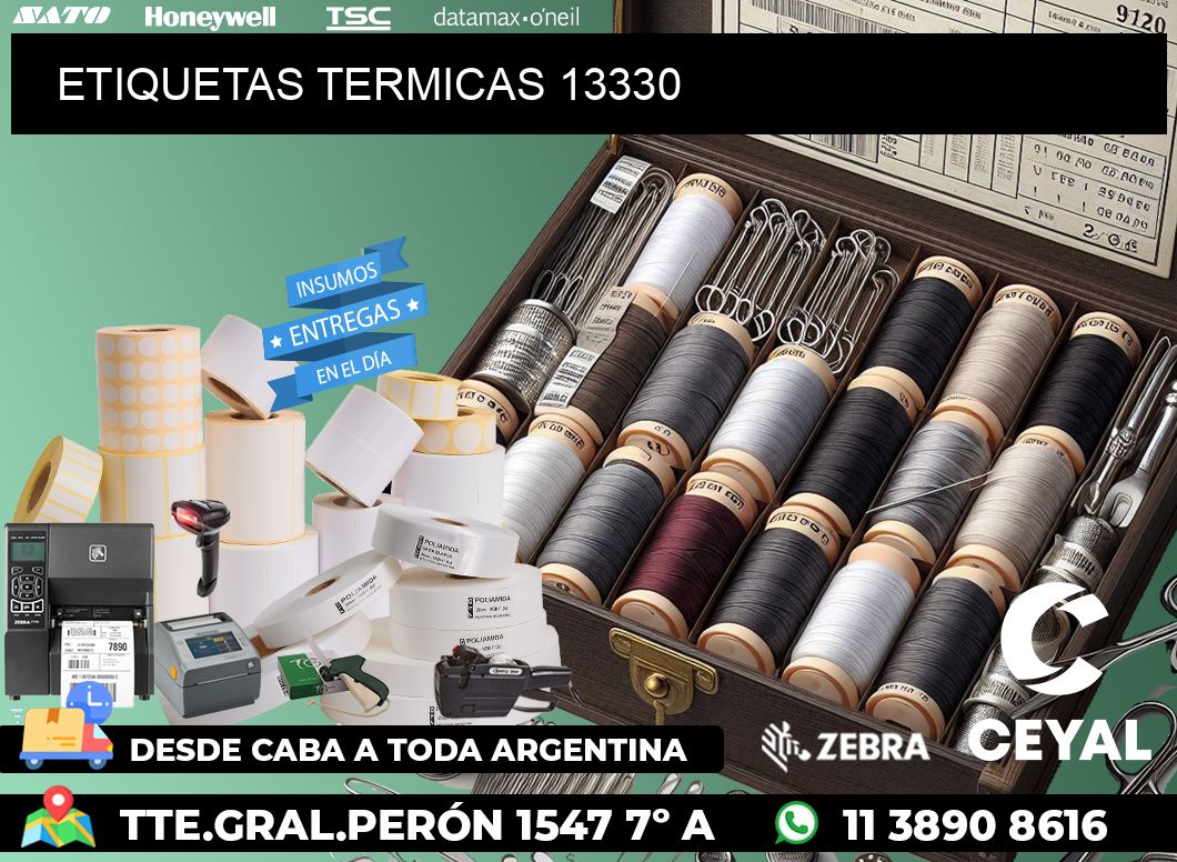 ETIQUETAS TERMICAS 13330