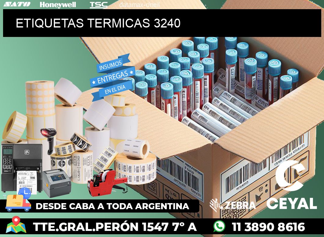 ETIQUETAS TERMICAS 3240