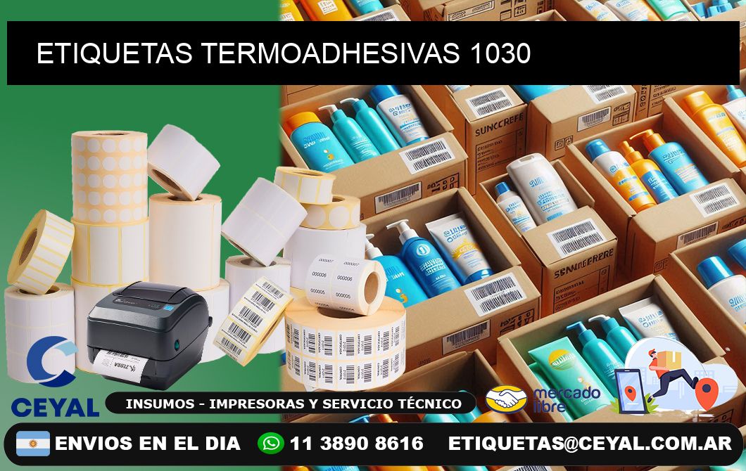 ETIQUETAS TERMOADHESIVAS 1030