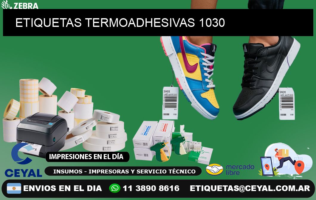 ETIQUETAS TERMOADHESIVAS 1030