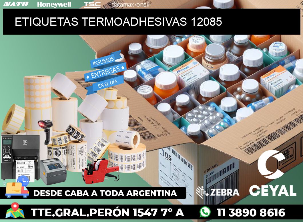ETIQUETAS TERMOADHESIVAS 12085