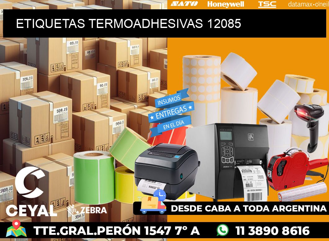 ETIQUETAS TERMOADHESIVAS 12085