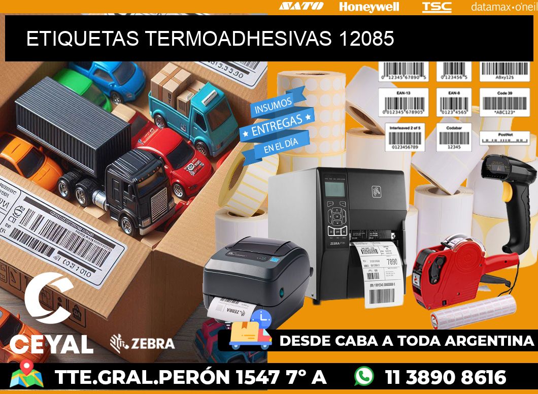 ETIQUETAS TERMOADHESIVAS 12085
