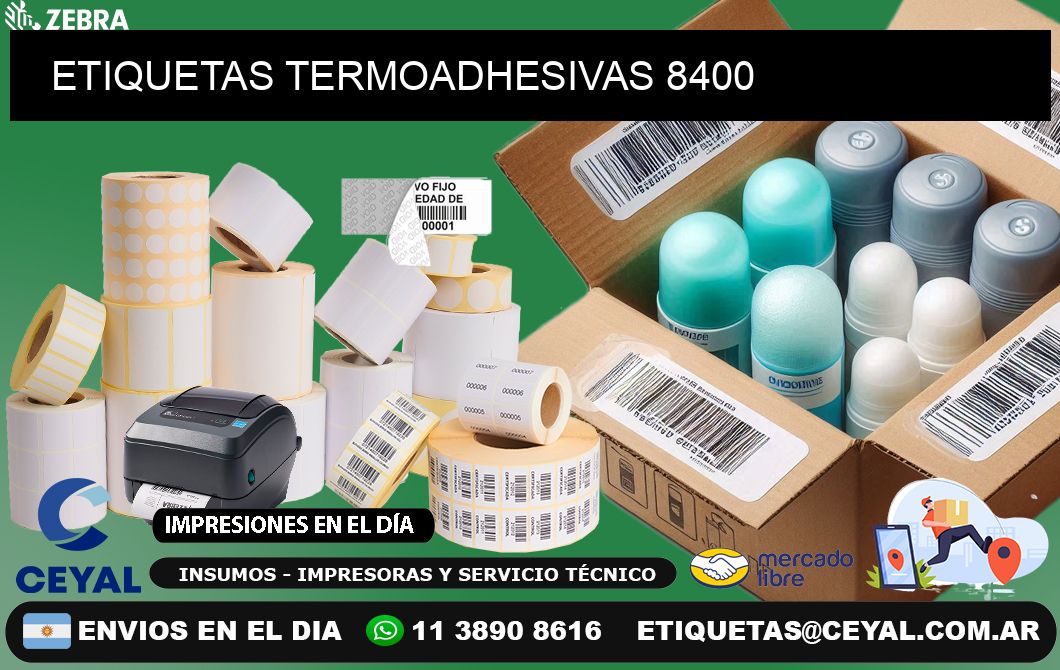ETIQUETAS TERMOADHESIVAS 8400