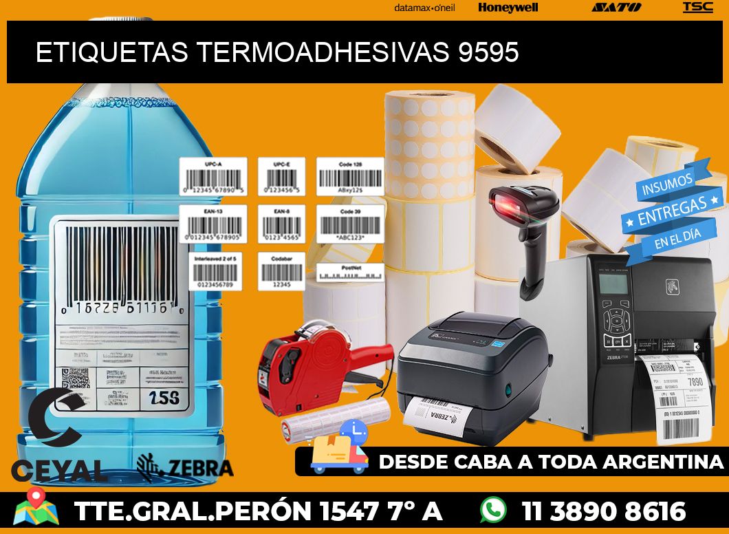 ETIQUETAS TERMOADHESIVAS 9595