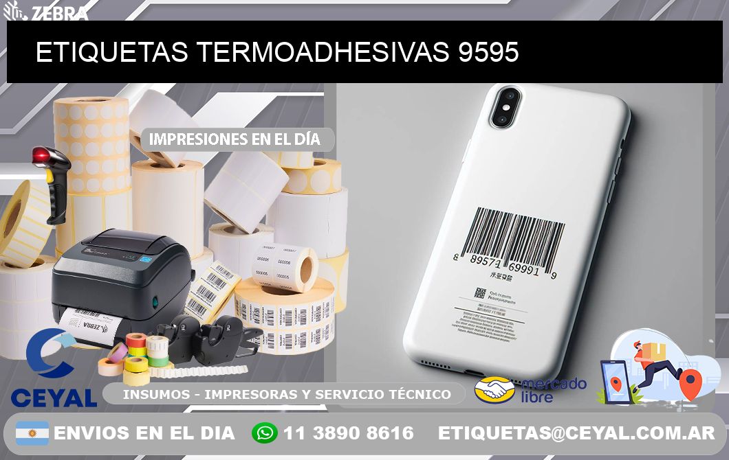 ETIQUETAS TERMOADHESIVAS 9595