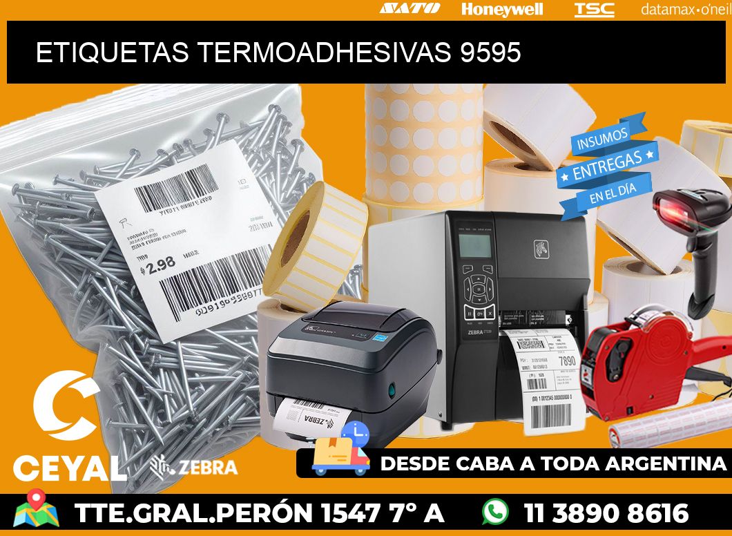 ETIQUETAS TERMOADHESIVAS 9595