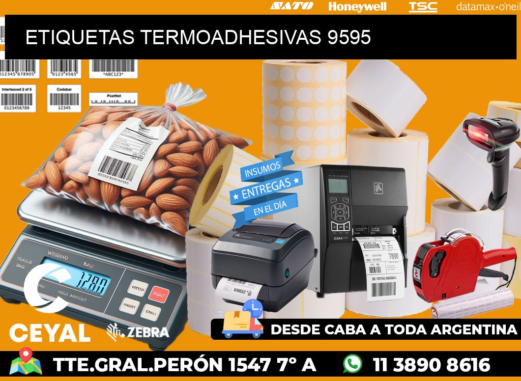 ETIQUETAS TERMOADHESIVAS 9595