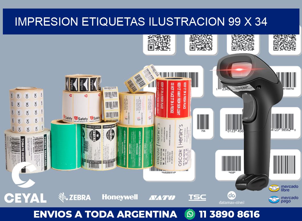 IMPRESION ETIQUETAS ILUSTRACION 99 x 34
