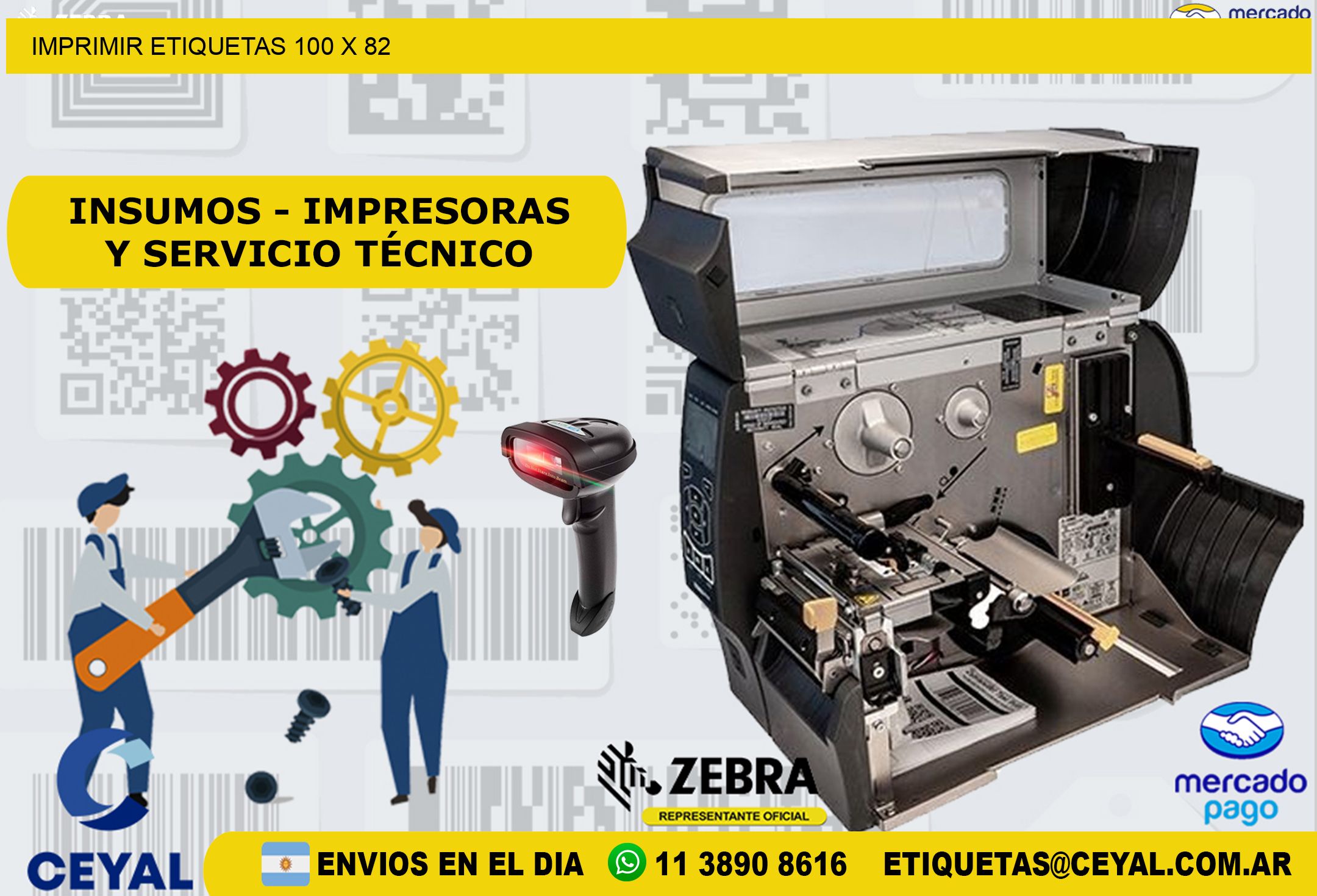 IMPRIMIR ETIQUETAS 100 x 82