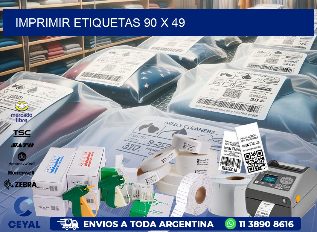 IMPRIMIR ETIQUETAS 90 x 49