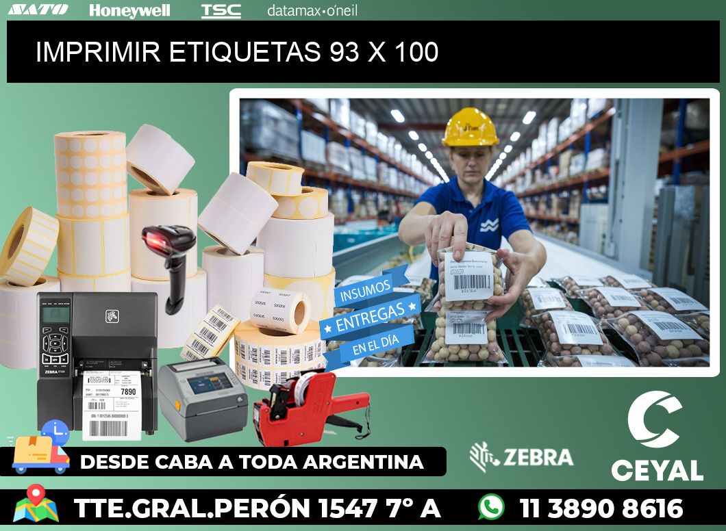 IMPRIMIR ETIQUETAS 93 x 100