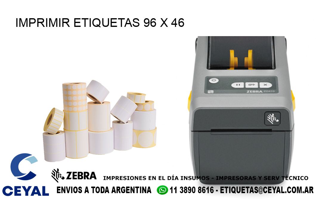 IMPRIMIR ETIQUETAS 96 x 46