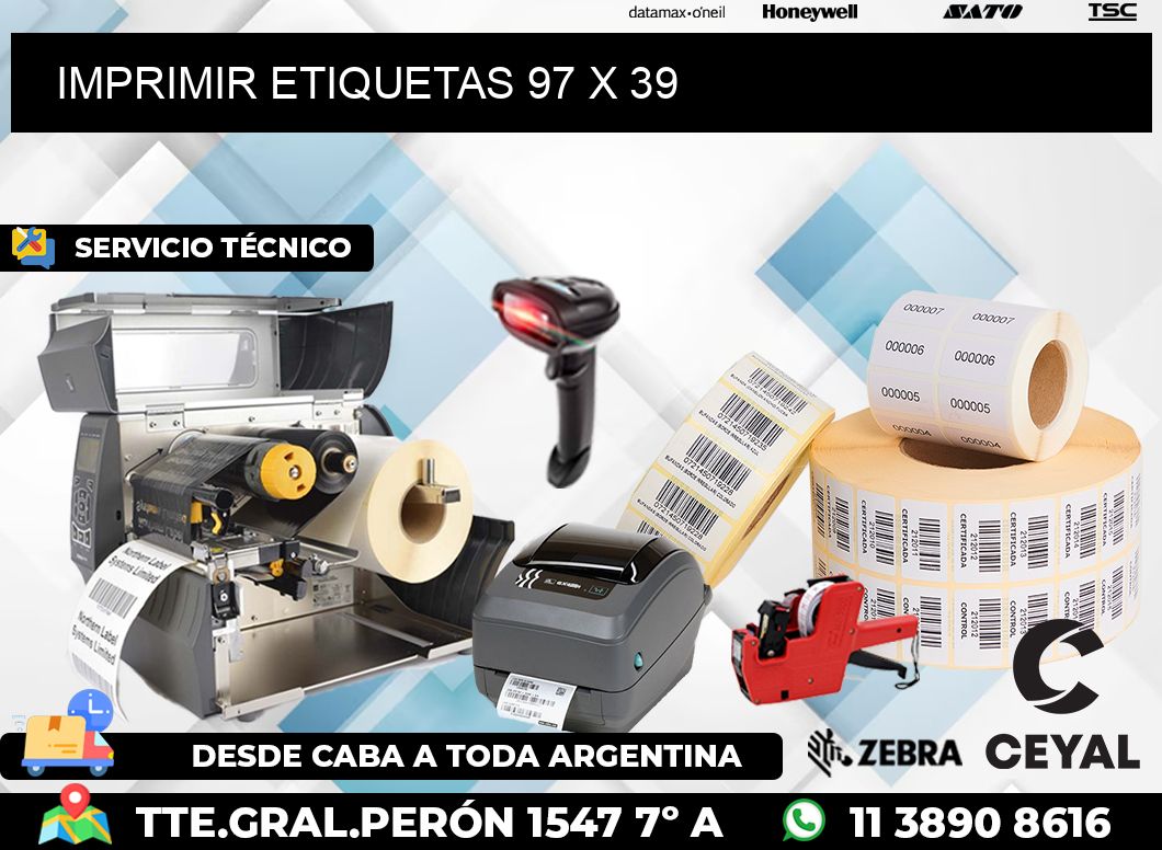 IMPRIMIR ETIQUETAS 97 x 39