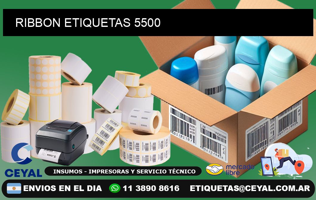 RIBBON ETIQUETAS 5500