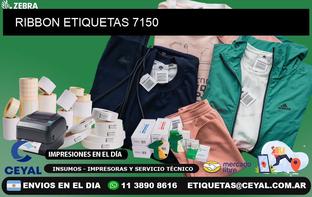 RIBBON ETIQUETAS 7150